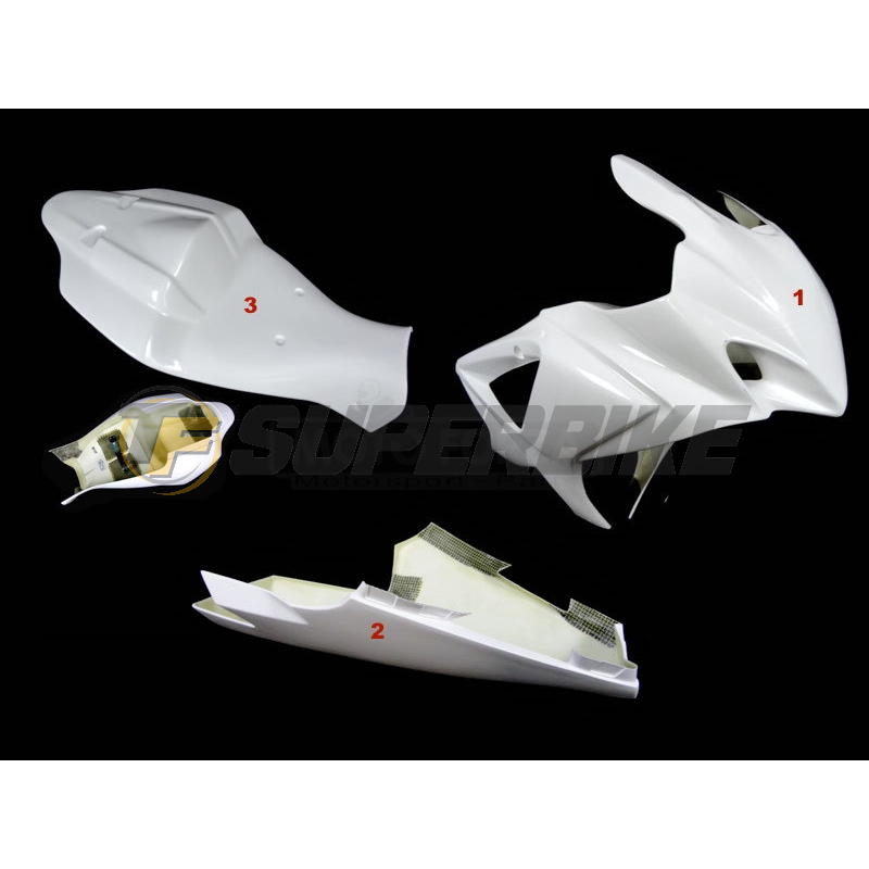 Carenado de fibra Suzuki GSX-R 1000 2007-2008 colín racing