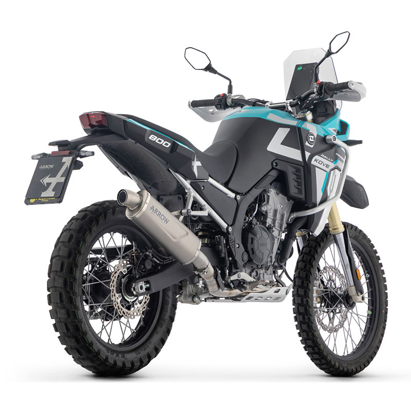 Escape Indy Race Evo titanio Kove 800X PRO / 800 Rally 2025
