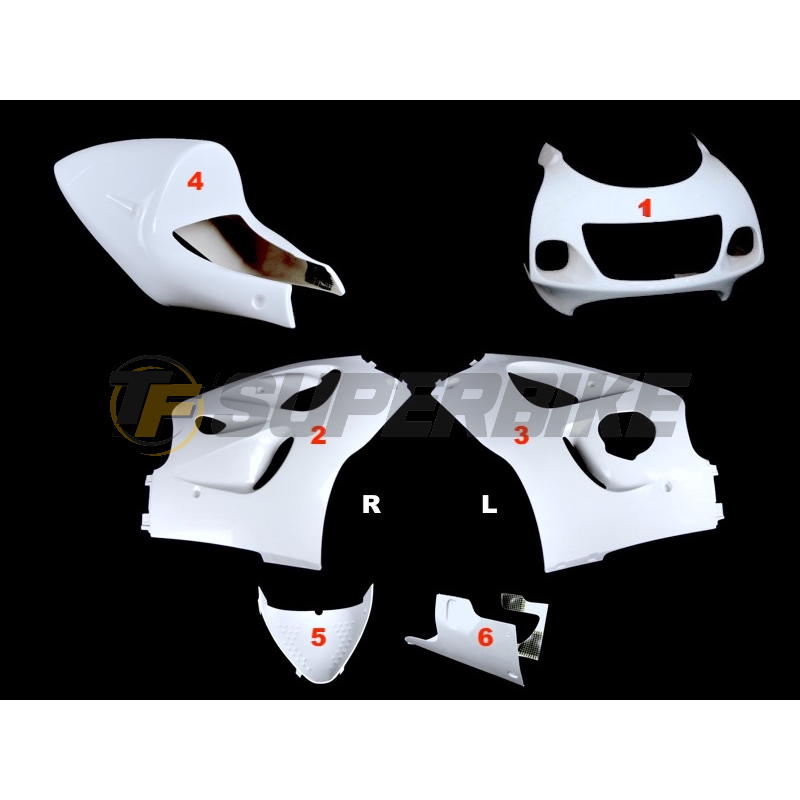 Carenado de fibra Street Suzuki GSX-R 600 1997-2000 / GSX-R 750 1996-1999