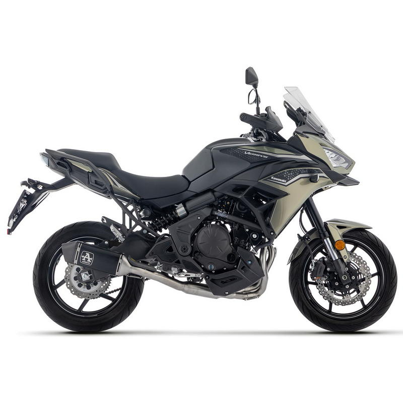 Sistema completo escape Veloce aluminio Dark homologado Kawasaki Versys 650 2025-2026