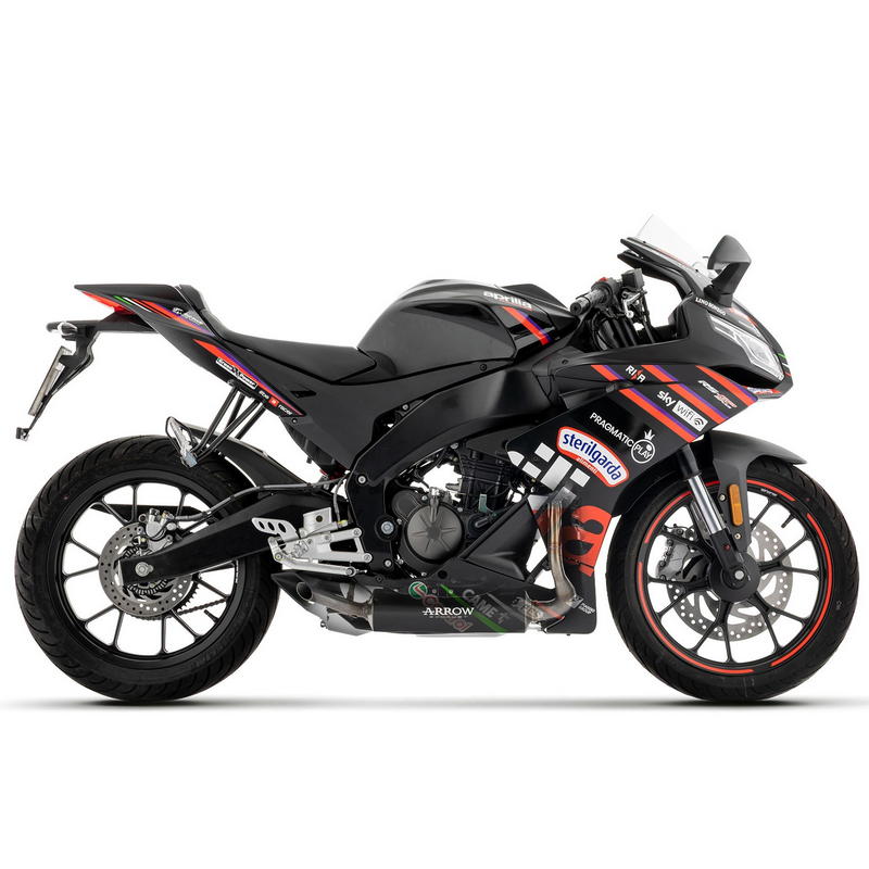 Sistema completo Racing con escape Thunder Aluminio Dark Aprilia RS 125 2025-2026