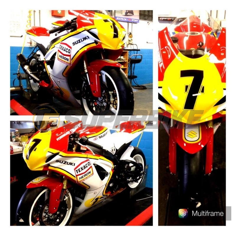 Carenado de fibra Suzuki GSX-R 600 / GSX-R 750 2011-2017 colín racing