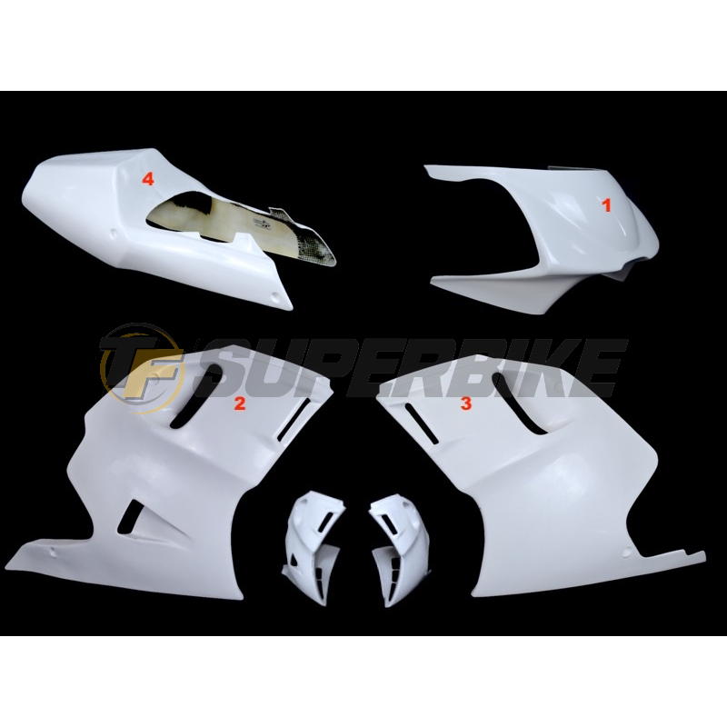 Carenado de fibra Yamaha TZR 250 1991-1994 colín asiento original