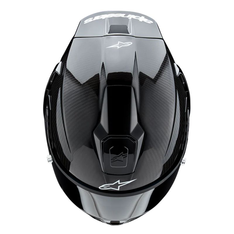 Casco Alpinestars Supertech R10 Solid Black Carbon