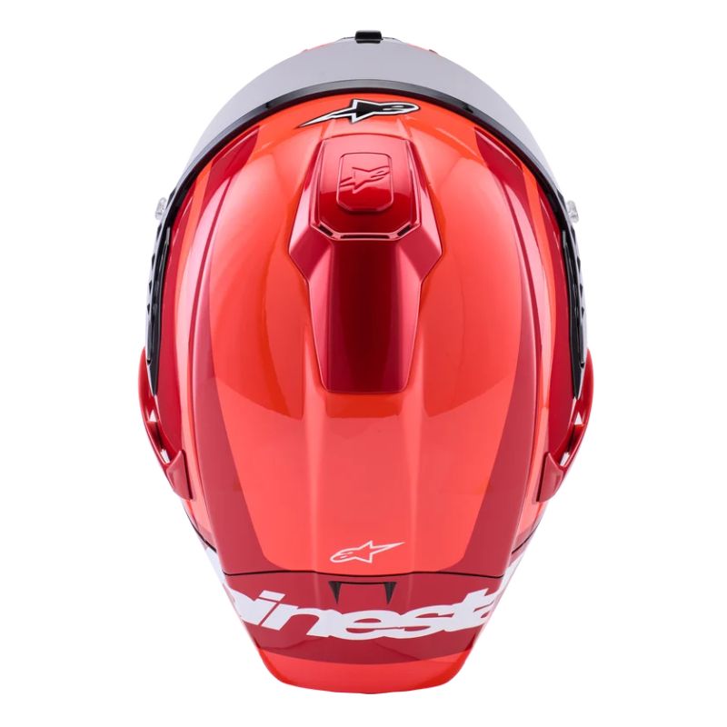 Casco Alpinestars Supertech R10 Arius doble rojo-negro-blanco