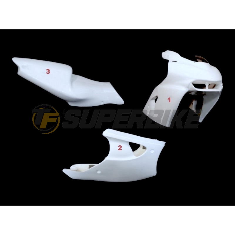 Carenado de fibra Kawasaki ZX-6R Ninja 2000-2003