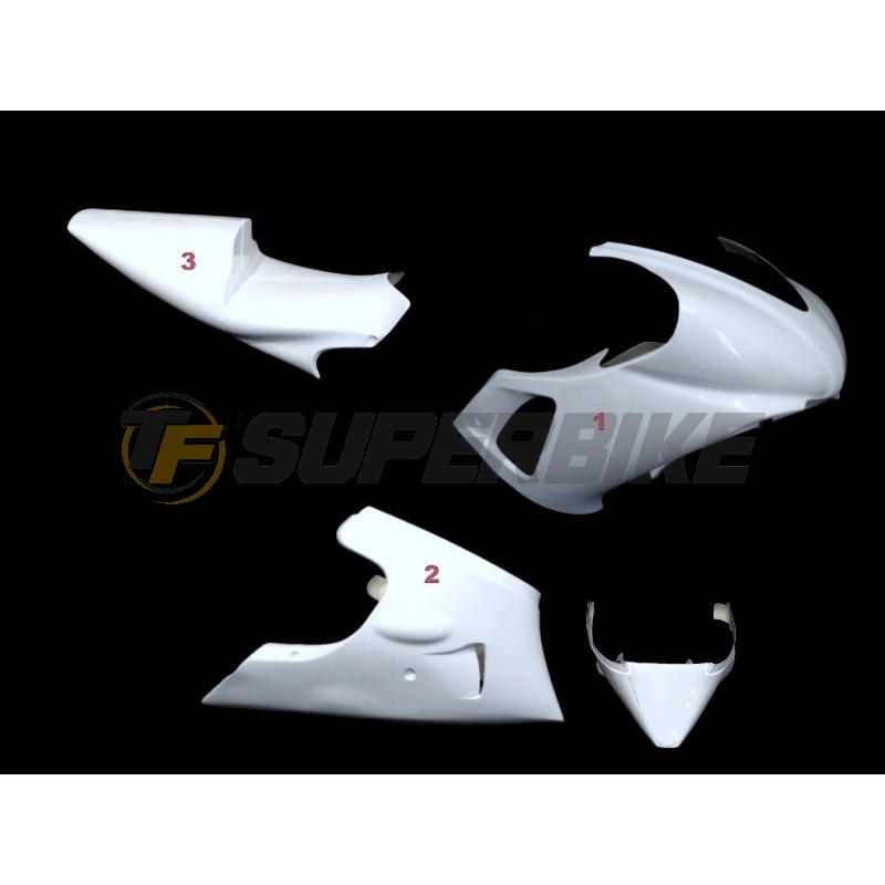 Carenado de fibra Yamaha R1 1998-1999 colín racing