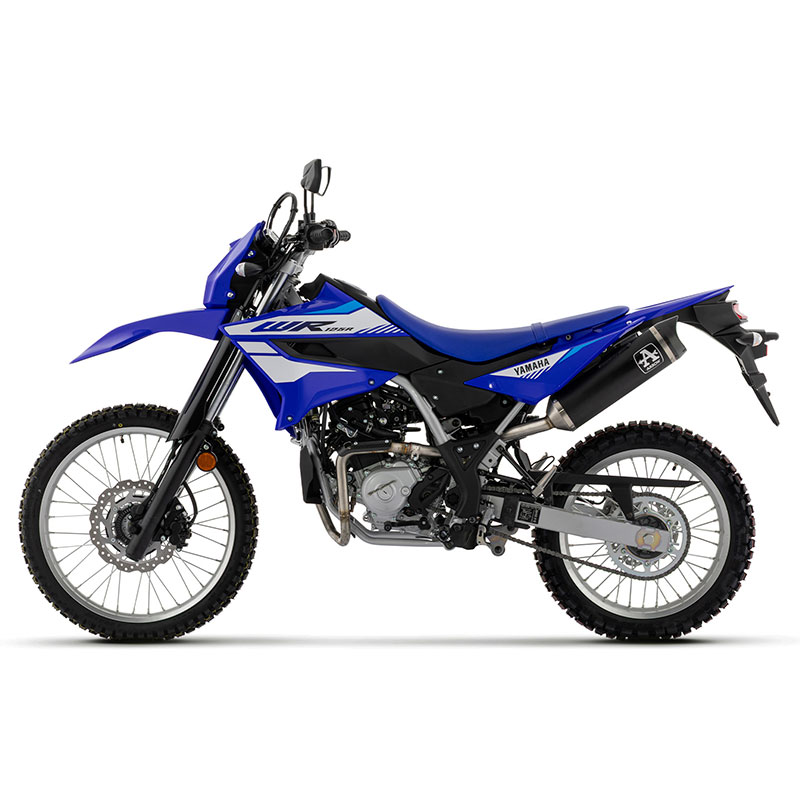 Escape Thunder aluminio Dark con conector acero Yamaha WR125R / WR125-A 2026
