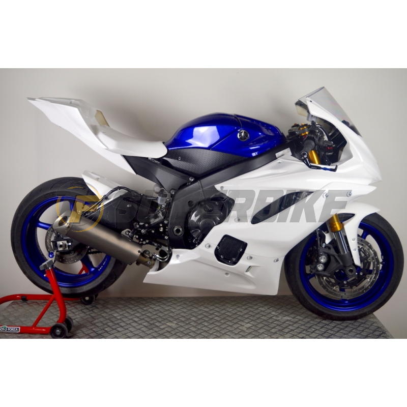 Guardabarros trasero fibra vidrio Yamaha R6 / R6R / RACE 2017-2025