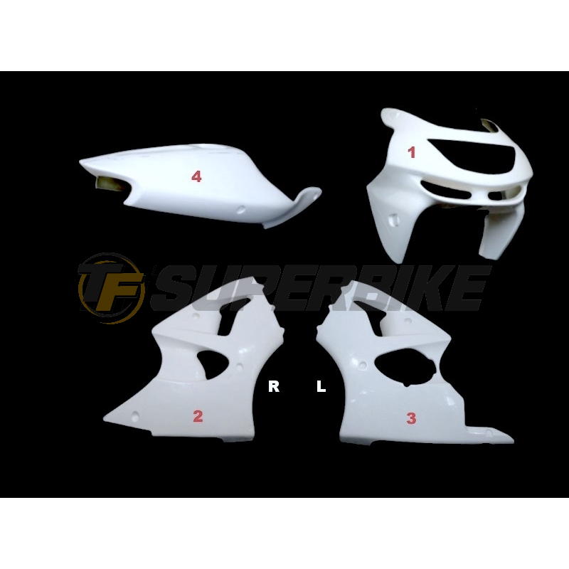 Carenado de fibra Street Kawasaki ZX-6R Ninja 1998-1999