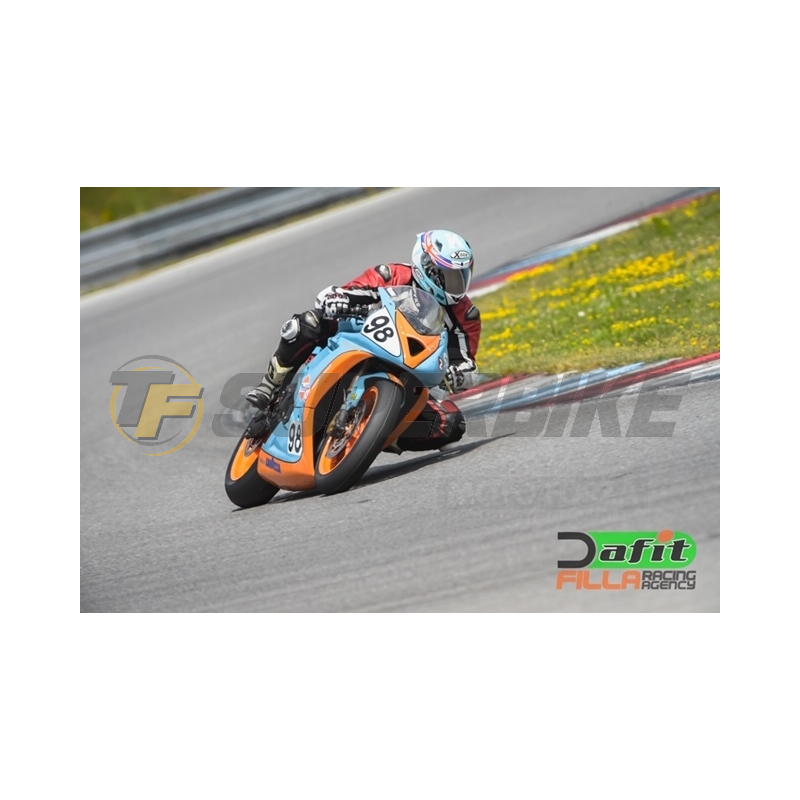 Carenado de fibra Triumph Daytona 675 2006-2012 colín racing