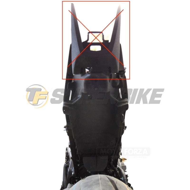 Carenado de fibra Suzuki GSX-R 1000 2017-2023 6 piezas quilla standard