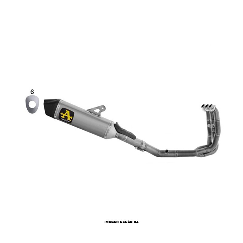 Sistema completo Competition full titanium para Triumph Daytona 660 2024-
