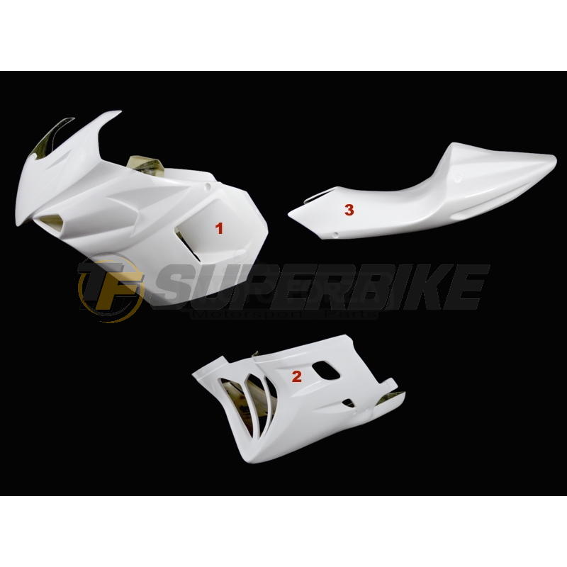 Carenado de fibra Hyosung GT 250 2004-2012 colín racing