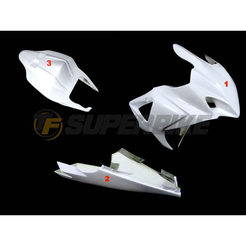 Carenado de fibra Suzuki GSX-R 1000 2007-2008 colín asiento original