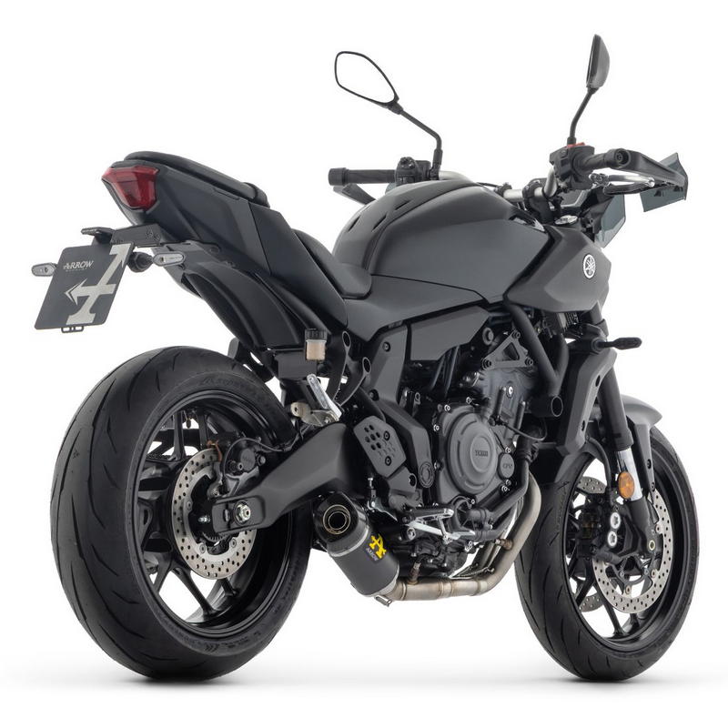 Sistema completo Racing Yamaha MT-07 2025- con escape Thunder aluminio Dark