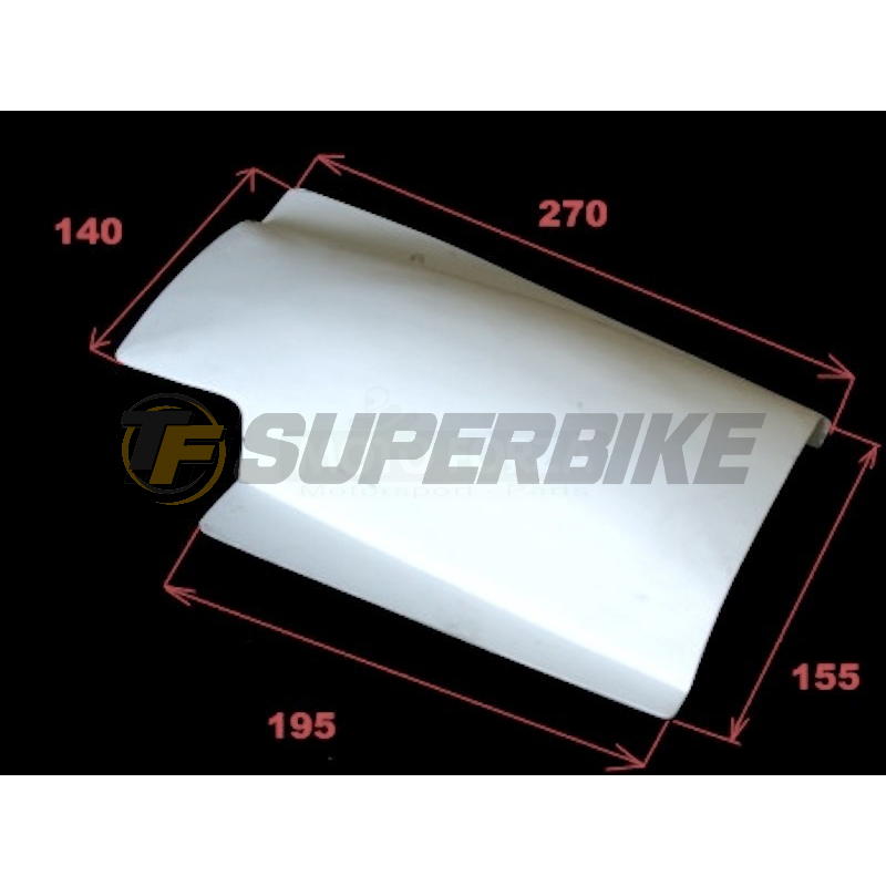 Guardabarros trasero fibra vidrio universal / Jawa / CZ