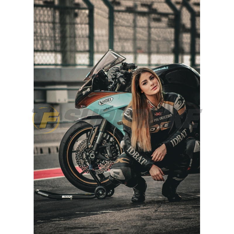 Carenado de fibra Kawasaki ZX-6R 2009-2017 3 piezas colín racing