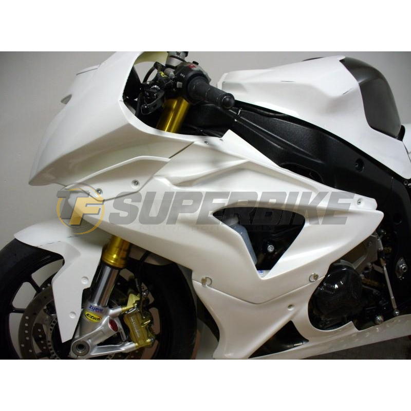 Carenado de fibra BMW S1000RR 2012-2014 SBK 6 piezas colín racing