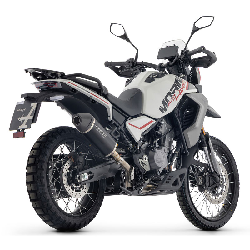 Escape Indy Race aluminio Dark Moto Morini Allthrike 450 2025-2026