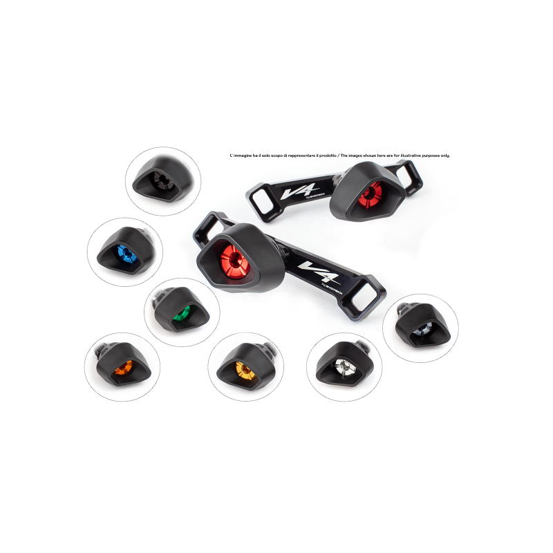Protectores anti caída anti shock Street Defender Aprilia Tuono V4 2011-2025