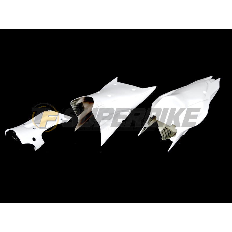 Carenado de fibra BMW S1000RR 2012-2014 SBK 6 piezas colín racing