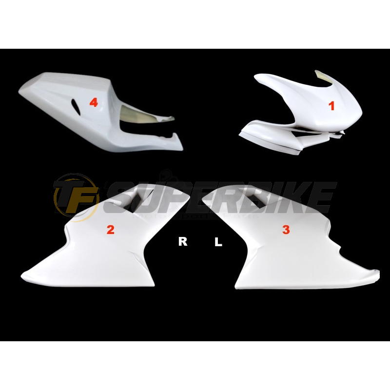 Carenado de fibra Cagiva Mito 125 Evo 1996-2007