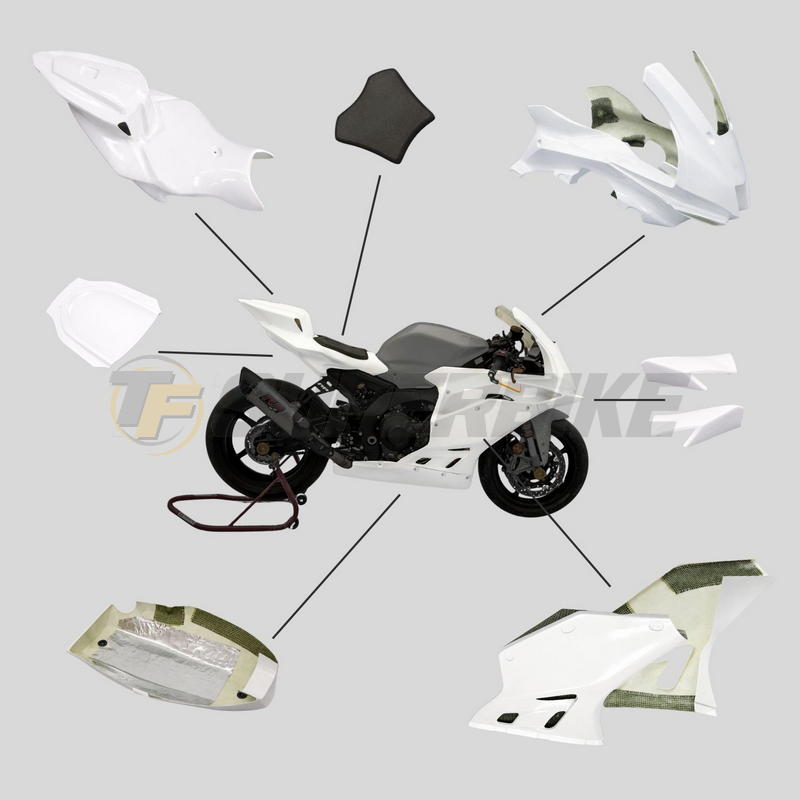 Carenado de fibra Yamaha R9