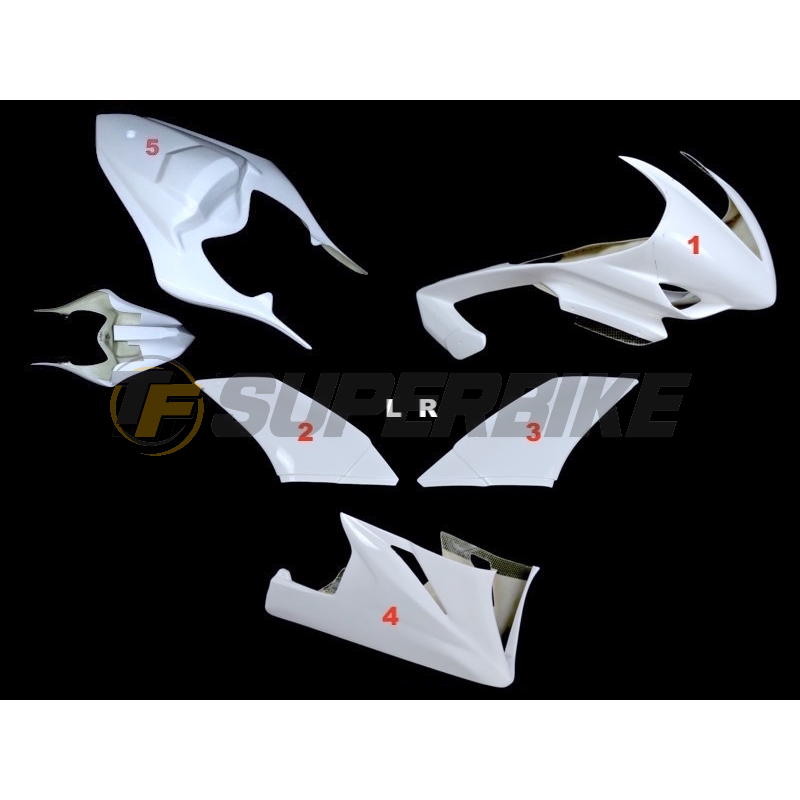 Carenado de fibra Yamaha R1 2007-2008 colín asiento original