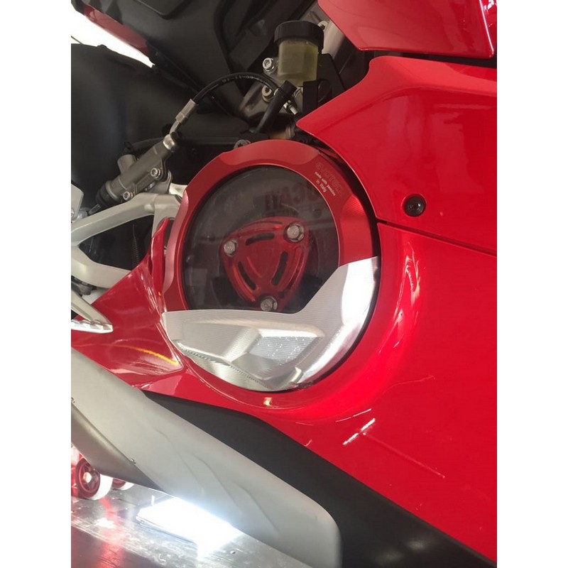 Protector cárter derecho Ducati Panigale V4 / V4R compatible con cubierta Evotech