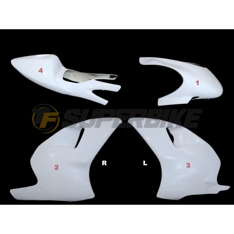 Carenado de fibra Aprilia RS 250 SP 1993-1997 colín asiento original