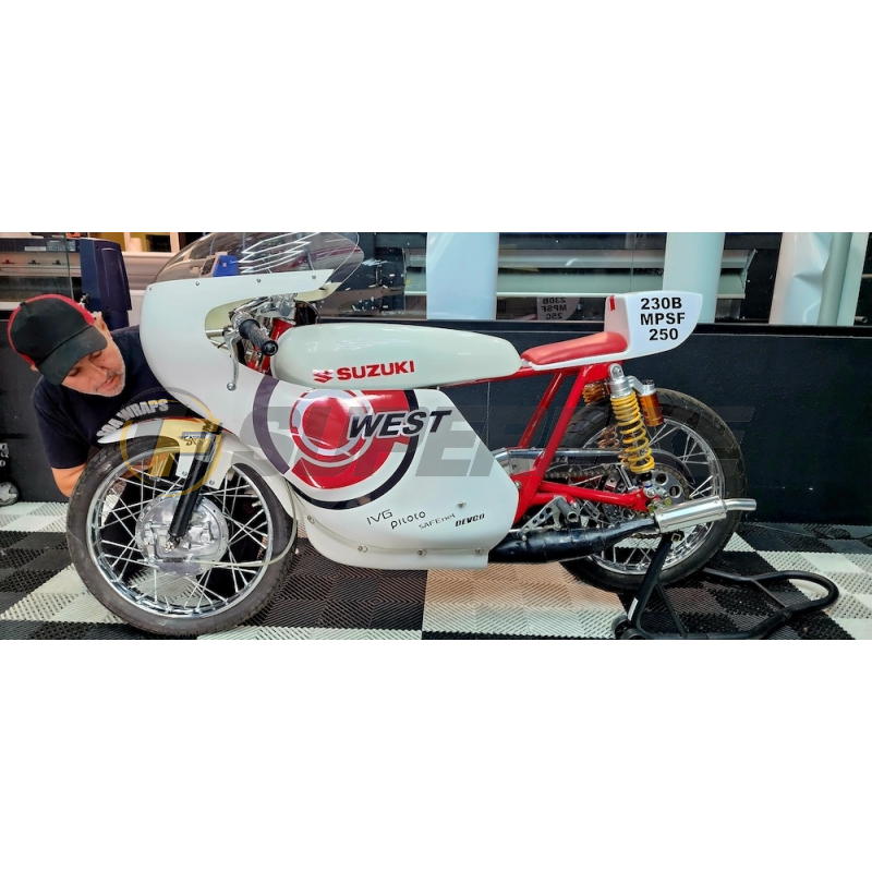 Guardabarros delantero universal v2 250 - 750 cc rueda 18"