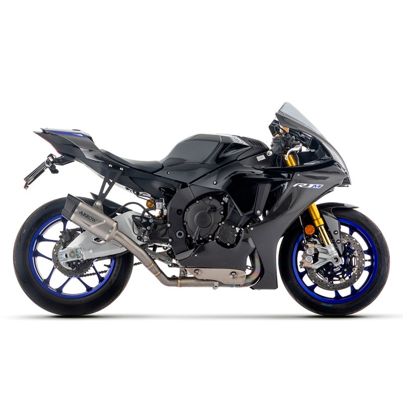 Medio sistema con escape Arrow Indy Race titanio corto Yamaha R1 2017-2026