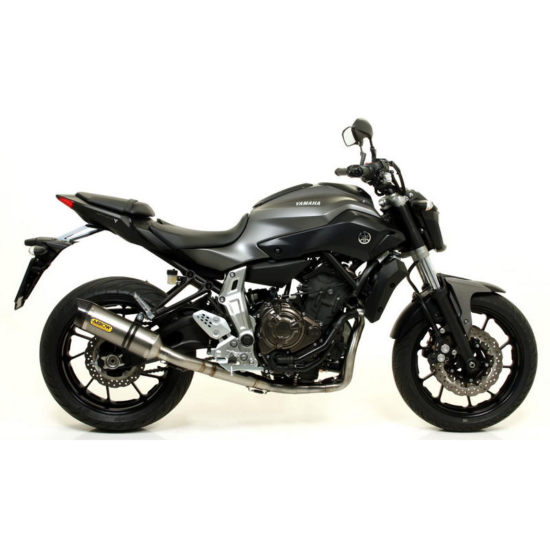 Escape Thunder titanio fondo carbono Yamaha MT-07 2014-2020 / Tracer 700 2016-2024