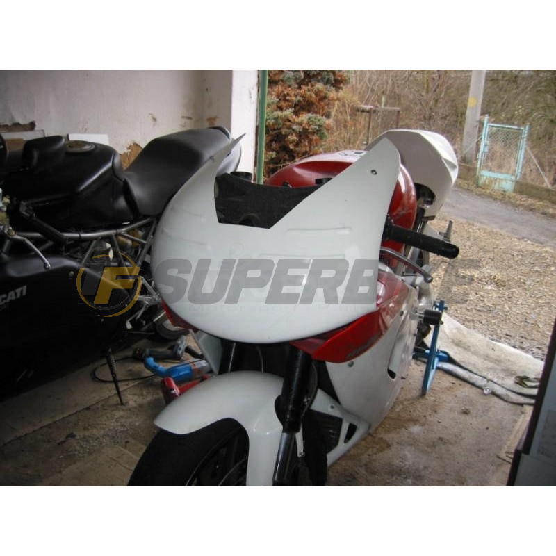 Carenado de fibra Racing Aprilia RSV Mille 1000 1998-2000 colin asiento original