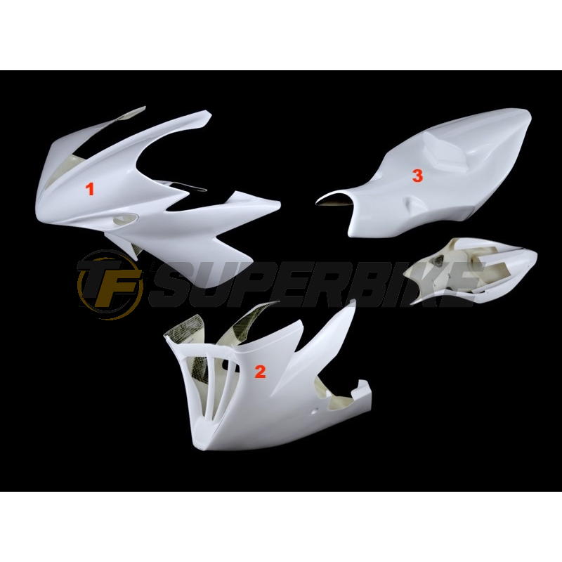 Carenado de fibra Yamaha R1 2004-2006 colín racing
