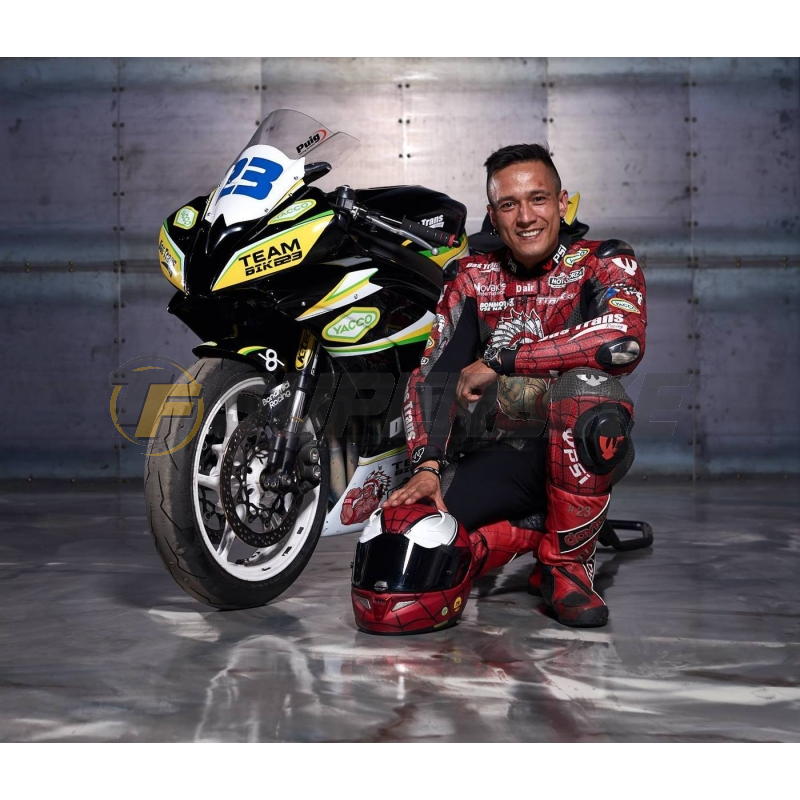 Carenado de fibra Yamaha R6 2008-2016 5 piezas colín racing