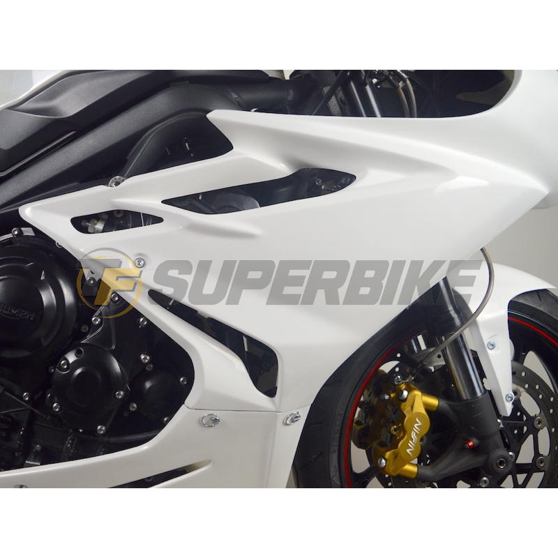 Carenado de fibra Triumph Daytona 675 2013-2017 quilla escape original