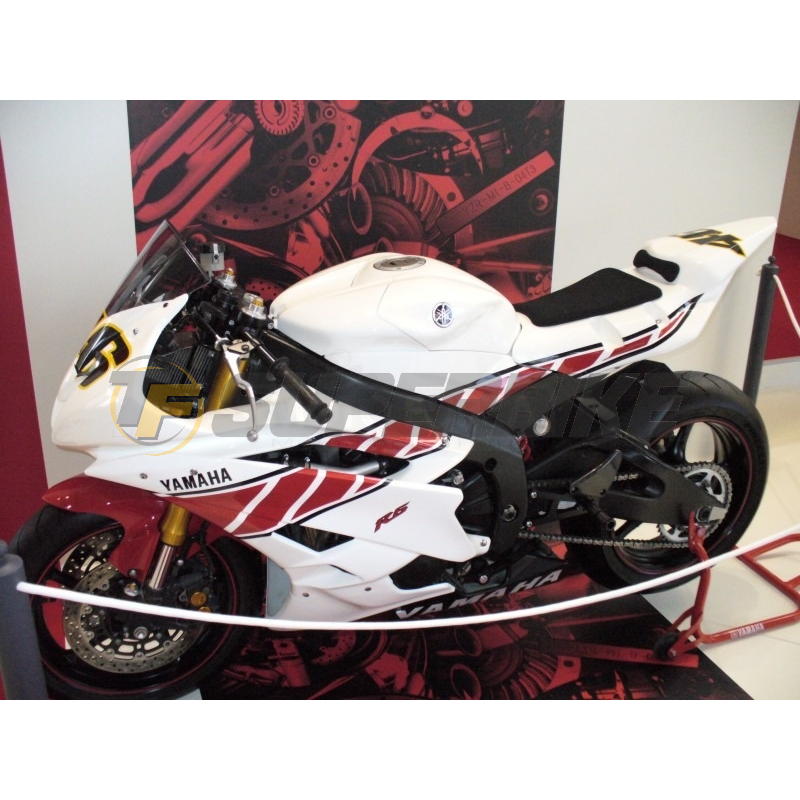 Carenado de fibra Yamaha R6 2006-2007 v1 colín racing