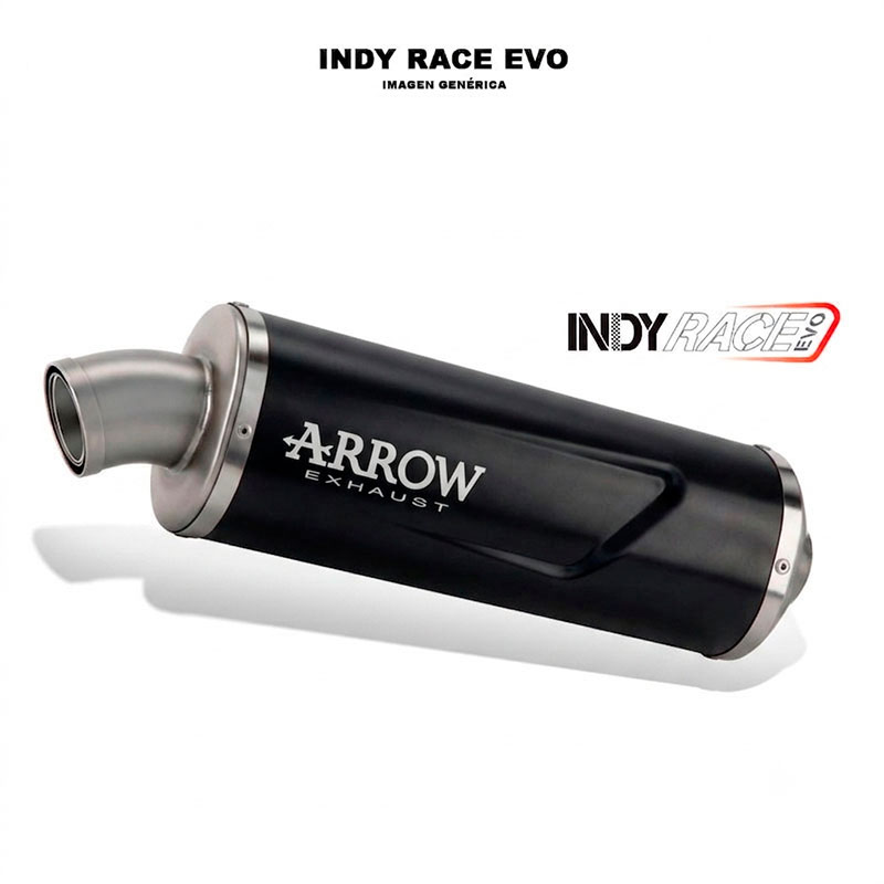 Escape Indy Race Evo aluminio Dark Morbidelli T502X 2026