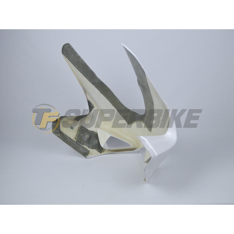 Carenado frontal con cubre depósito Ducati Panigale V4 / V4S / V4R 2023-2024. Quilla escape Akrapovic