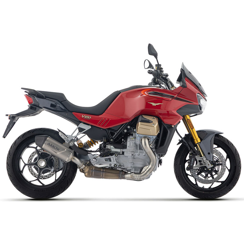 Escape Indy Race Evo titanio Moto Guzzi V100 Mandello / Stelvio 2025