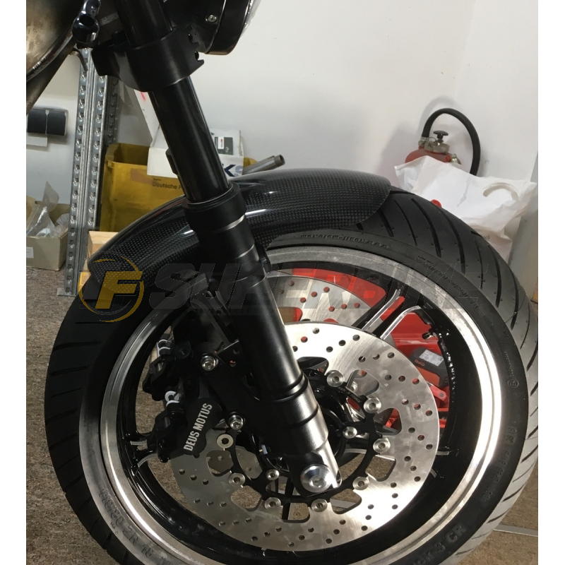 Guardabarros delantero fibra vidrio universal Café Racer Scrambler