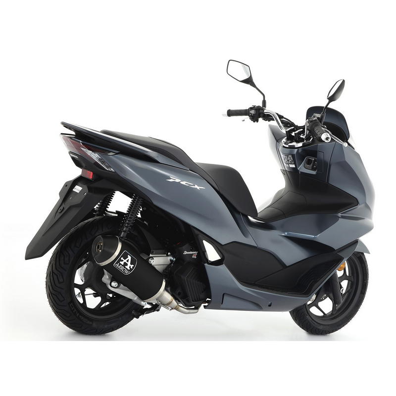 Échappement SBK NERO Inox Avec Catalyseur Pour Honda PCX 125