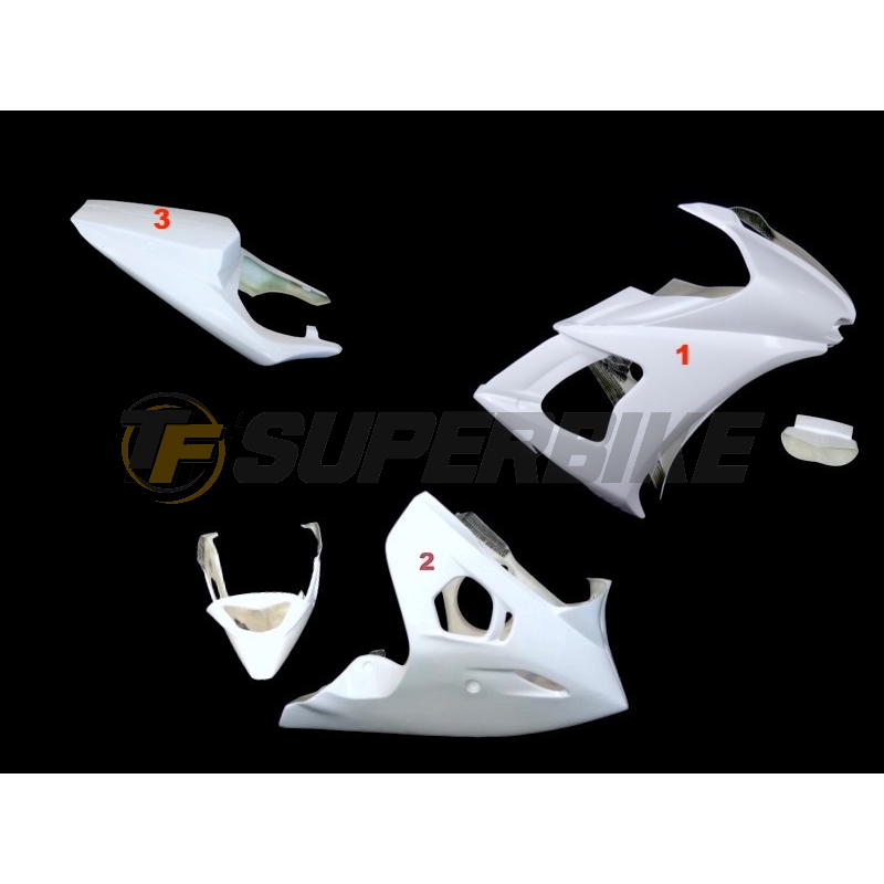 Carenado de fibra Yamaha R6 2003-2005 colín asiento original