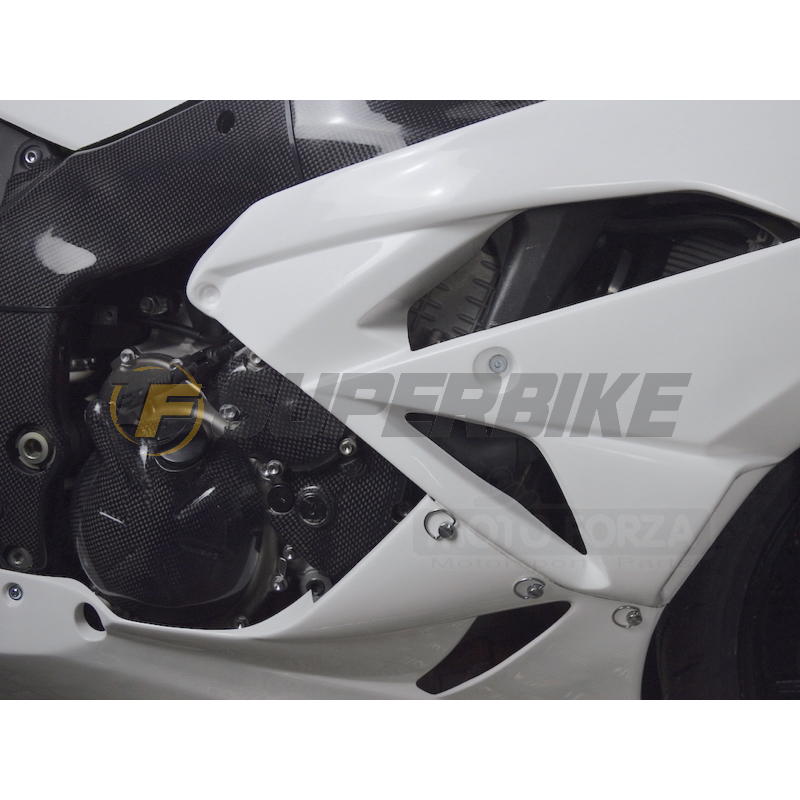 Carenado de fibra Kawasaki ZX-6R 2009-2017 v2 colín racing