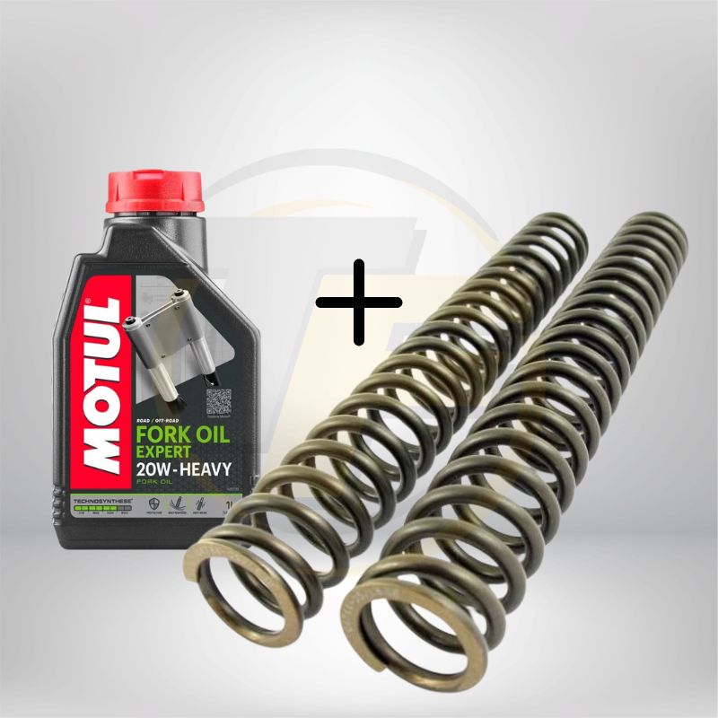 Montaje muelles +35% + aceite SAE20 en Pit Bike nueva