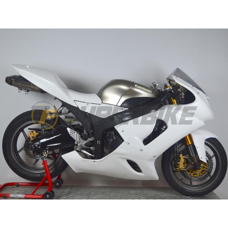 Carenado de fibra Kawasaki ZX-6R / RR / 636 / Ninja 2005-2006 colín racing