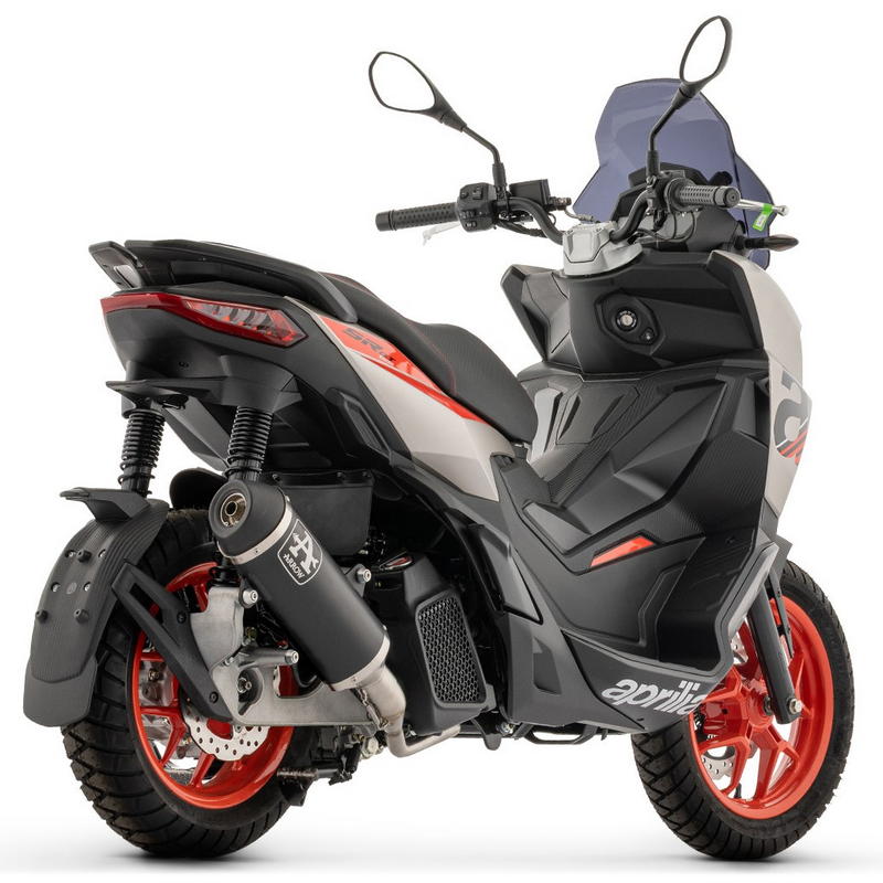 Kit completo escape Arrow Urban aluminio Dark Aprilia SR 125 GT / SR 125 GT Replica