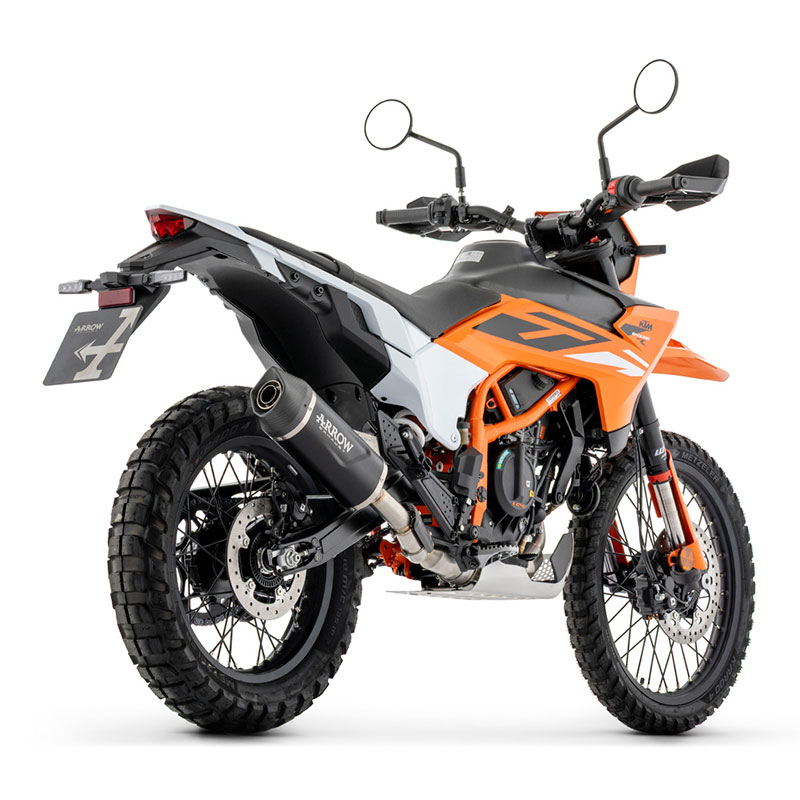 Escape Indy Race Evo aluminio Dark KTM 390 Enduro R 2025-2026
